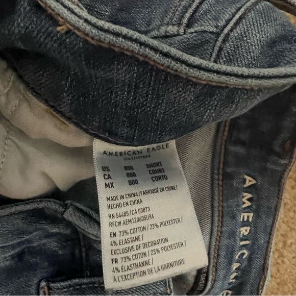 American Eagle Jeans, Size 000 Short - Picture 2 of 3